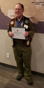 Fred Hoyt Awarded District Scout Master of the Year